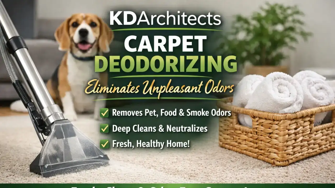 KDArchitects Carpet Deodorizing Eliminates Unpleasant Odors